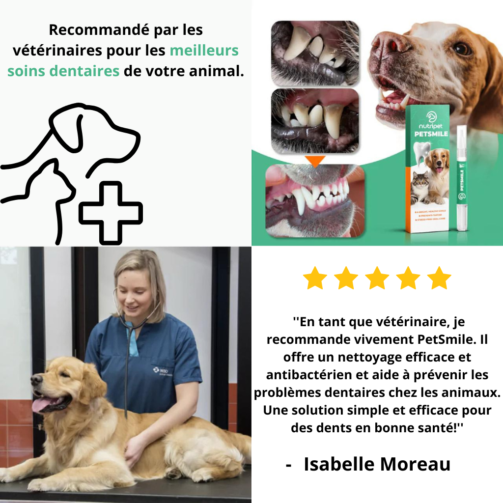PetSmile™ | Fini le tartre, la santé reste!