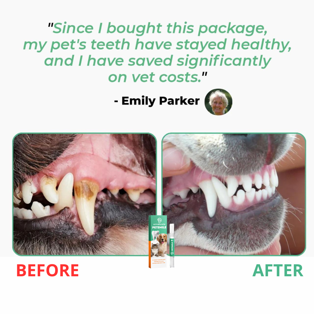 PetSmile™ | Say goodbye to plaque & bad breath!