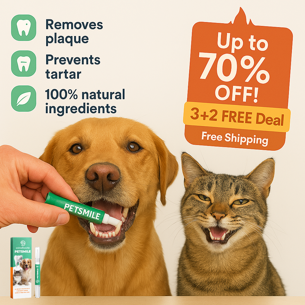 PetSmile™ | Say goodbye to plaque & bad breath!