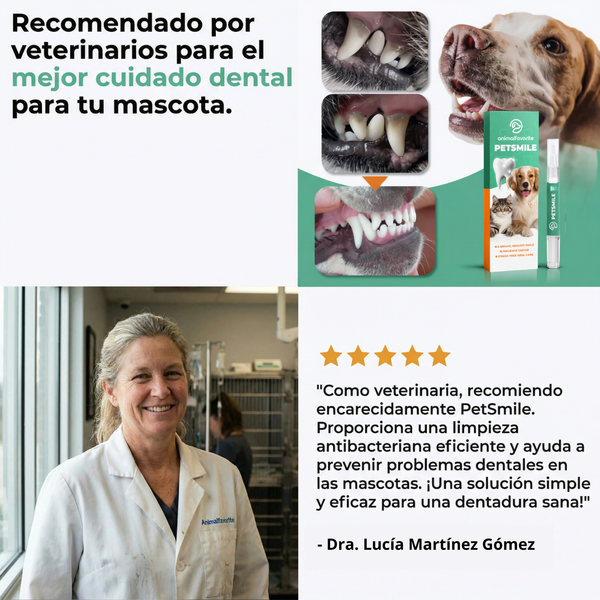 PetSmile | Di adiós a la placa y al mal aliento!