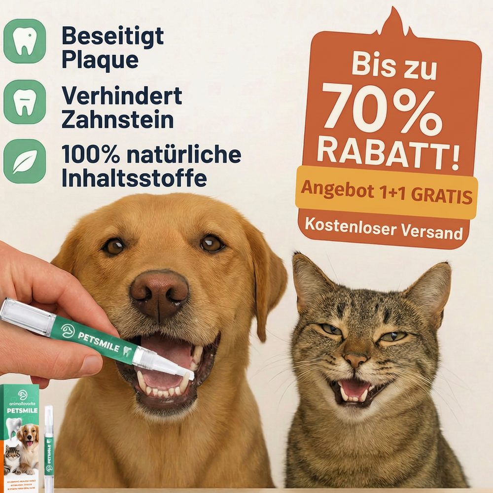 PetSmile | Schluss mit Zahnbelag und Mundgeruch!